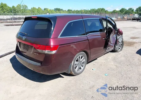 2014 Honda Odyssey Touring/Touring Elite из США, поврежденный, VIN 5FNRL5H91EB099578